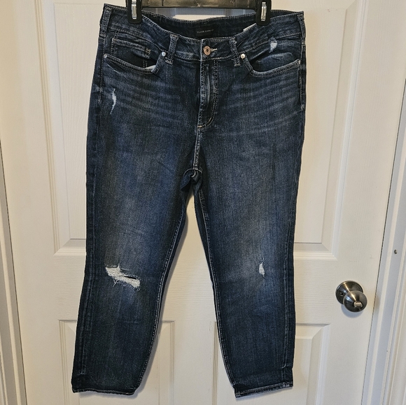 Silver Jeans Denim - Cropped Skinny Jeans